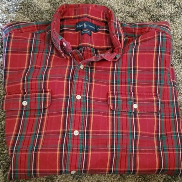 Ralph Lauren Workshirt Plaid Shirt Size XXL - Picture 1 of 2
